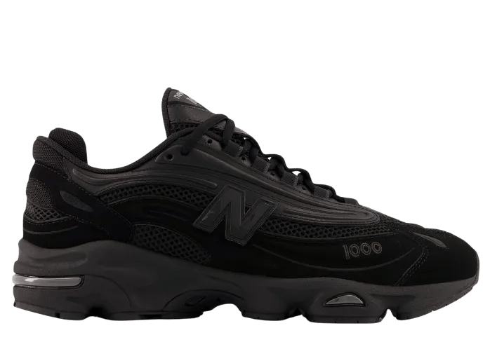 New Balance 1000 Black Grey Suede