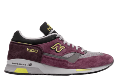 New Balance 1500 Made in UK Purple Neon Yellow
