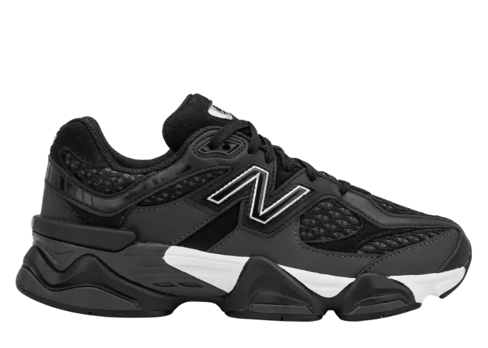 New Balance 9060 Black Silver (Shoe Palace Exclusive) (GS)