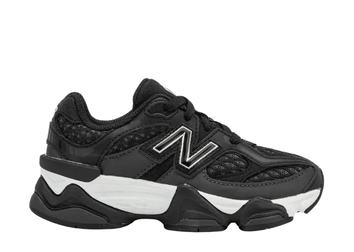 New Balance 9060 Black Silver (Shoe Palace Exclusive) (PS)