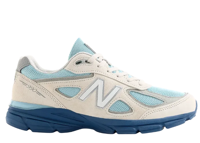 New Balance 990v4 Made in USA Blue Crab Cloud Blue - U990MB4