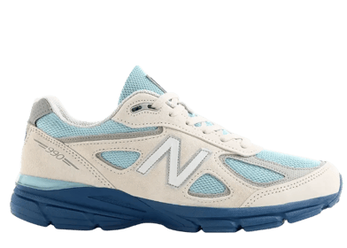New Balance 990v4 Made in USA Blue Crab Cloud Blue