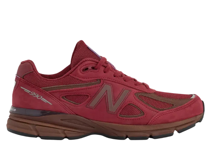 New Balance 990v4 Made in USA Monarch Burgundy