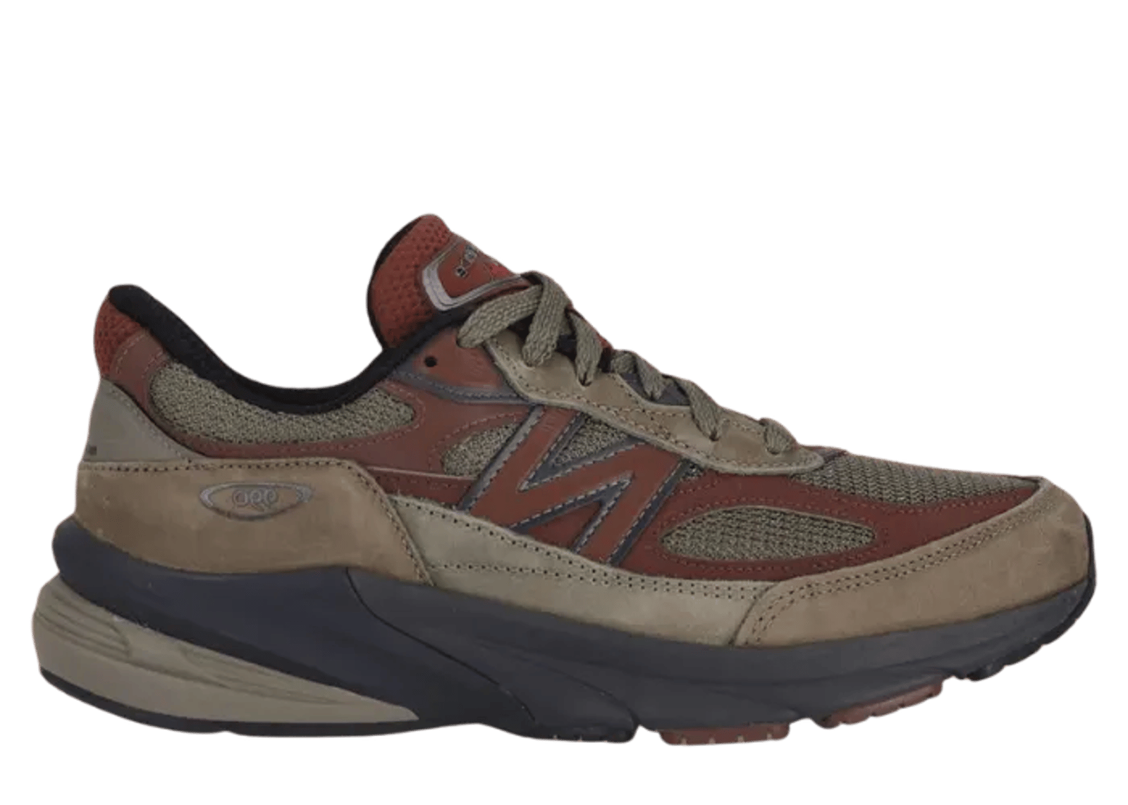 New Balance 990v6 Made in USA Dark Camo Rich Oak