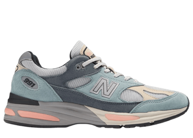 New Balance 991v2 Made in UK Blue Silver