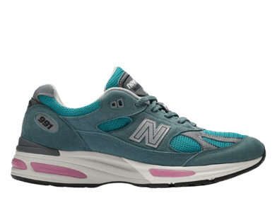 New Balance 991v2 Made in UK Porcelain Green