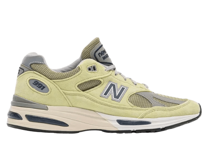 New Balance 991v2 MiUK Summer Brights Green Banana