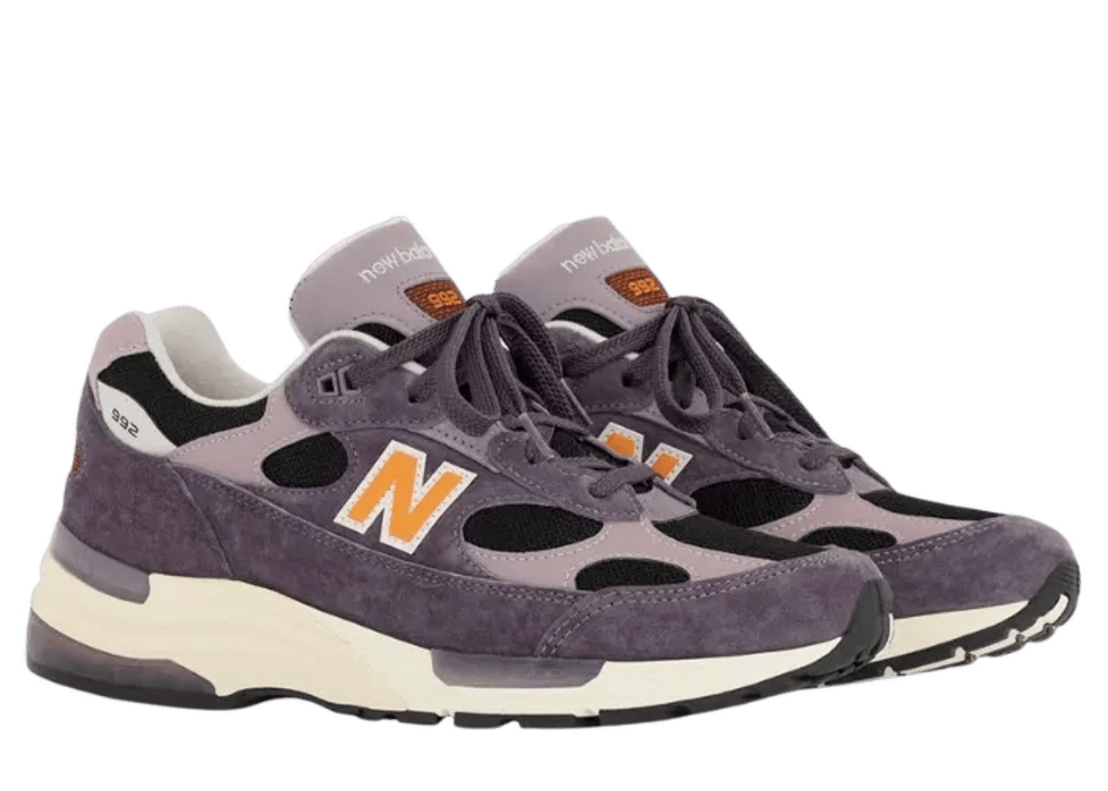 New Balance 992 Made in USA Dark Ice Wine Black