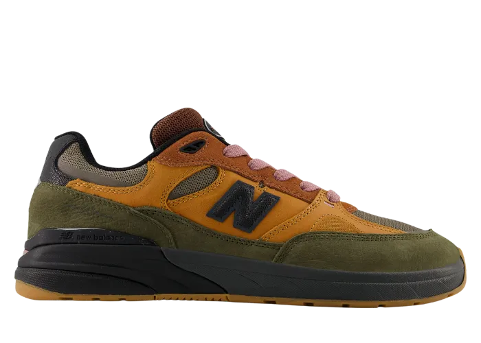 Artist Mike Gigliotti adds Green Leather and Pink Laces to Andrew