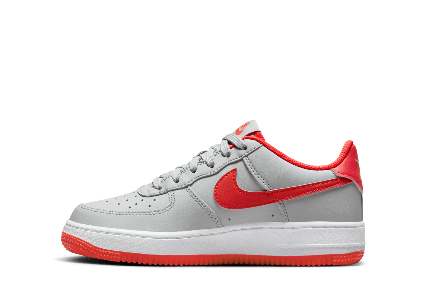 Nike Air Force 1 GS 'Light Smoke Bright Crimson'