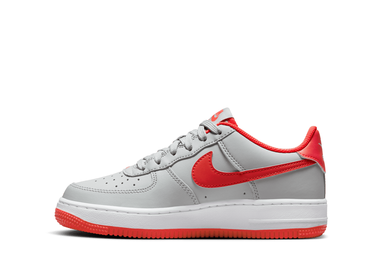 Nike Air Force 1 GS 'Light Smoke Bright Crimson'