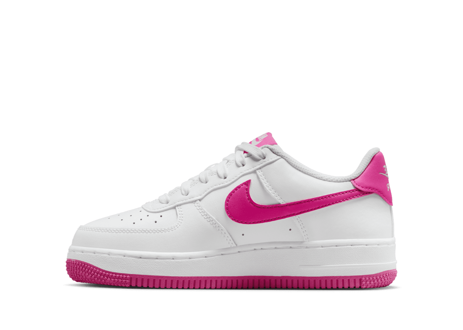 Nike Air Force 1 GS 'White Laser Fuchsia'