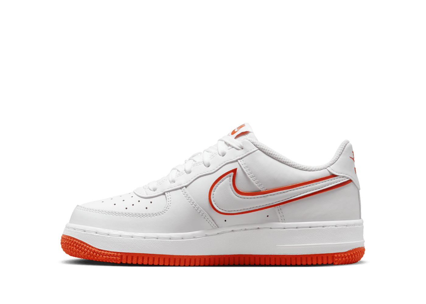 Nike Air Force 1 GS 'White Picante Red'