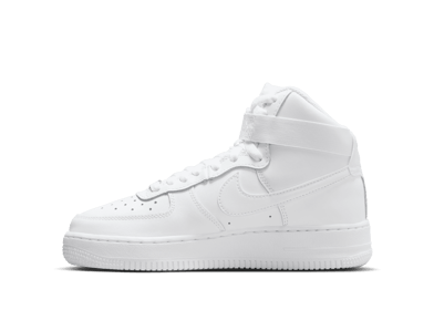 Nike Air Force 1 High LE GS 'Triple White'