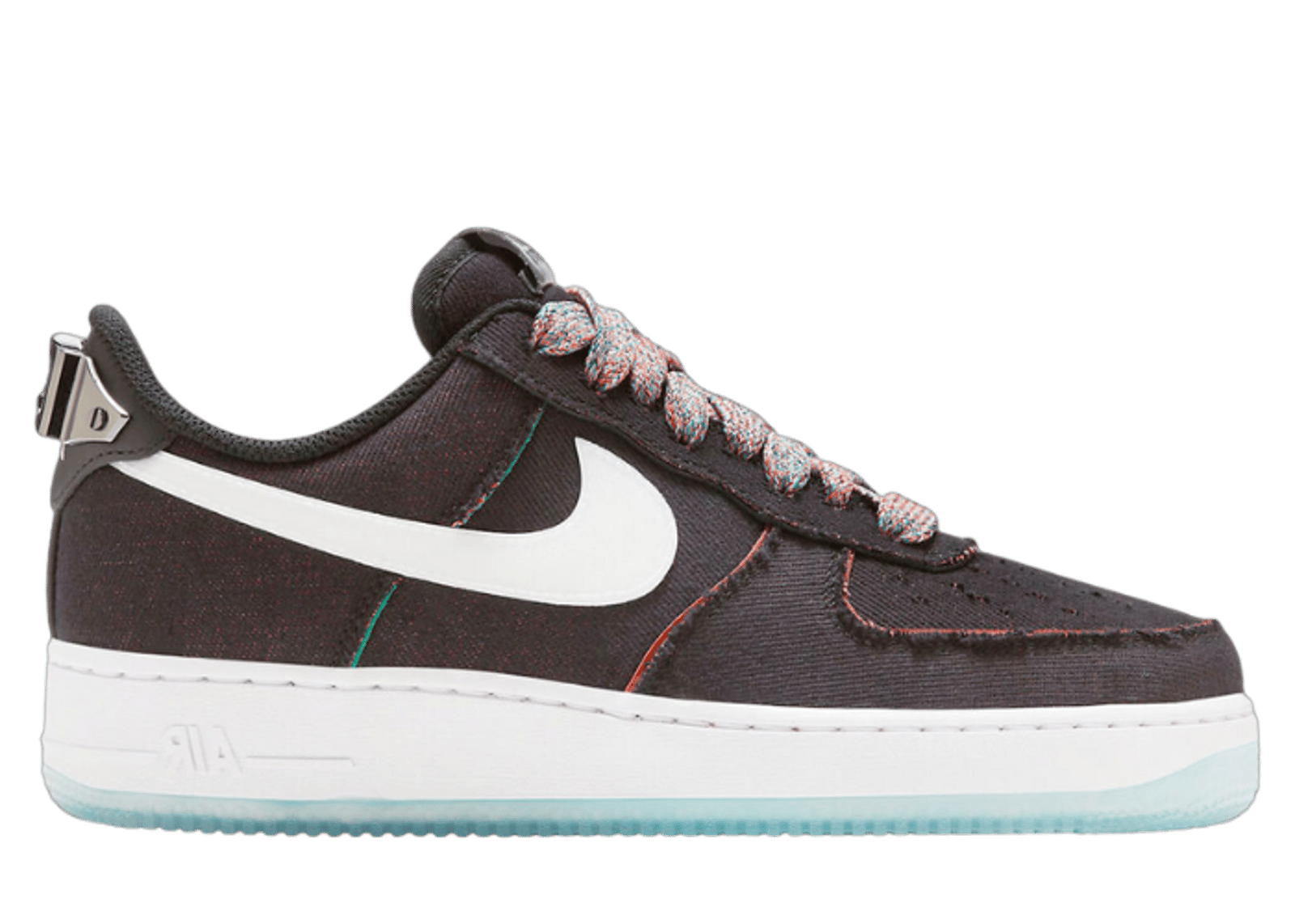 Nike air force 1 black denim hotsell