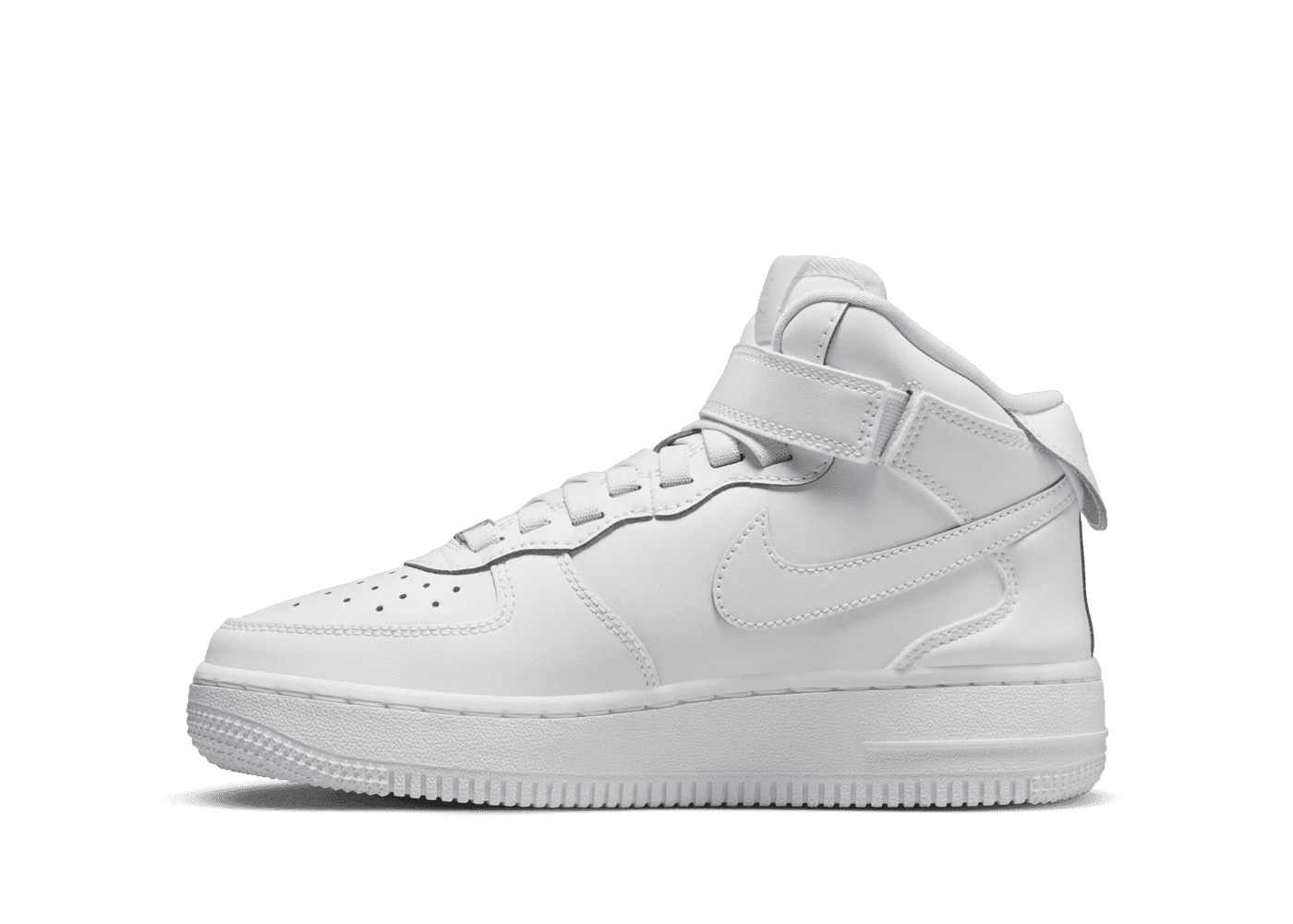 Nike Air Force 1 Mid EasyOn SE GS 'Triple White'