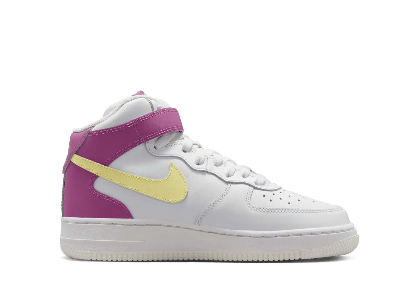 Nike Air Force 1 Mid LE 'Citron Fuchsia' (GS)