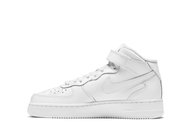 Nike Air Force 1 Mid LE GS 'Triple White'