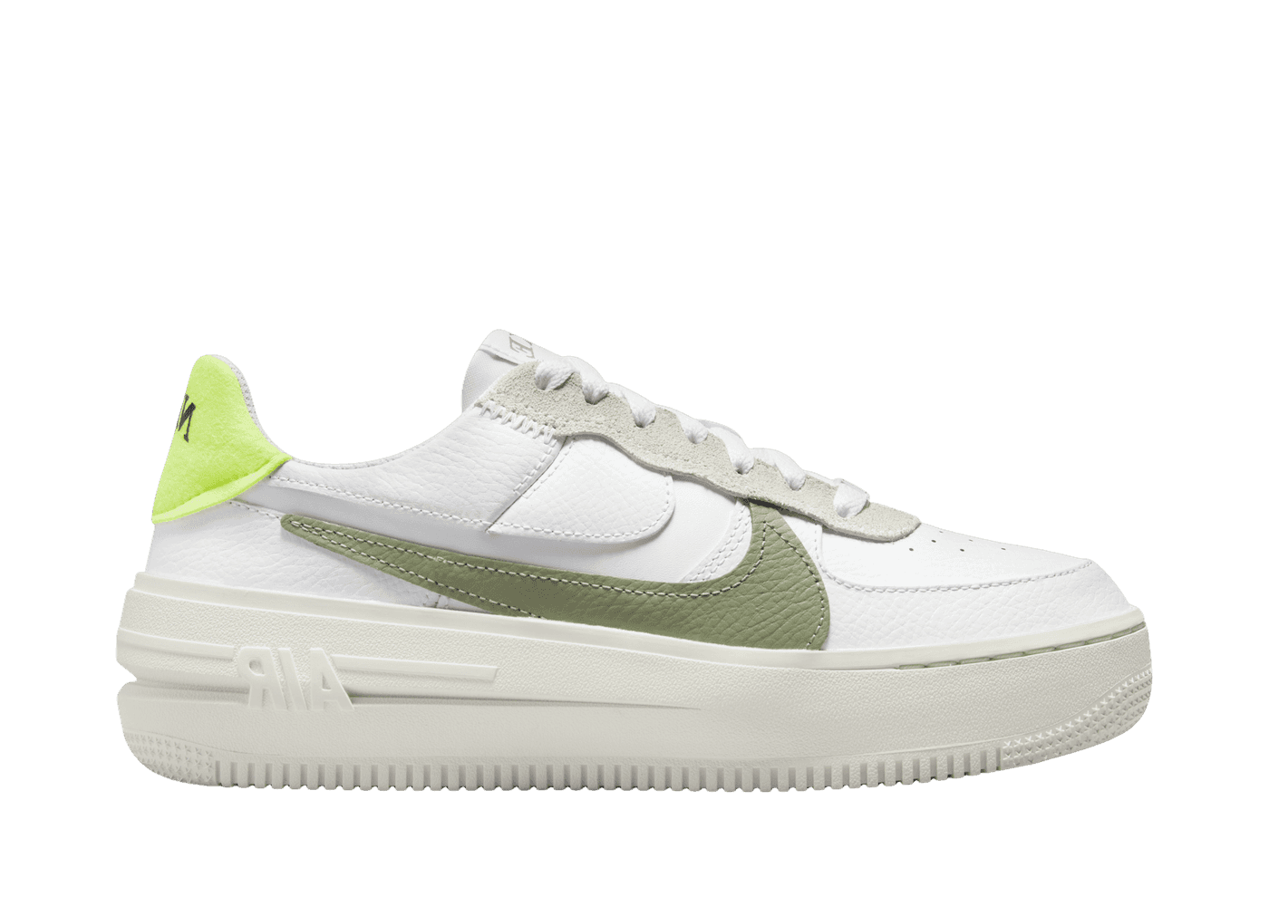 Nike Air Force 1 PLT.AF.ORM 'White Oil Green' (W)