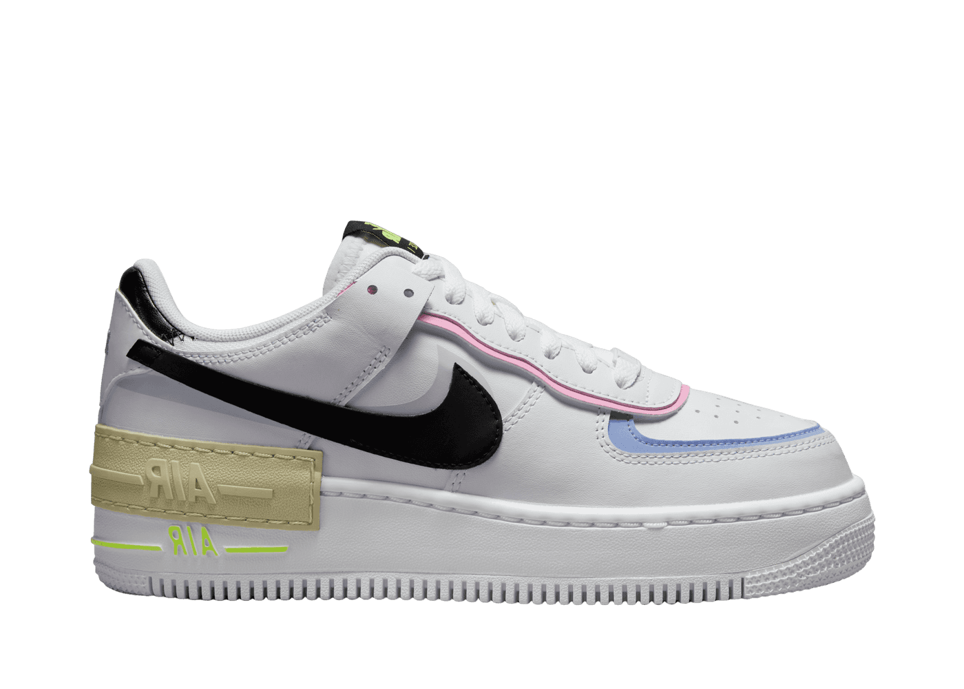Nike Air Force 1 Shadow White Black Nike Air Force 1 Shadow 'White Black Pastel' (W) - FJ0735-100 Release Info