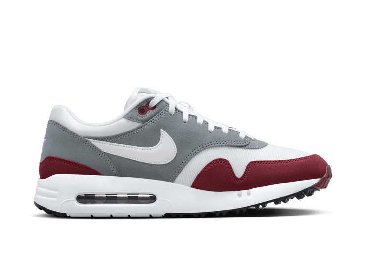 Nike Air Max 1 OG グレー/ホワイト/バーガンディ ゴルフ Nike Air Max 1 '86 OG Golf Team Red Cool Grey Black White - DV1403-600