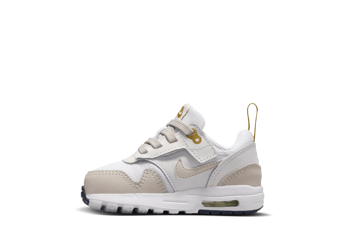 Nike Air Max 1 EasyOn TD 'White Light Orewood Brown'