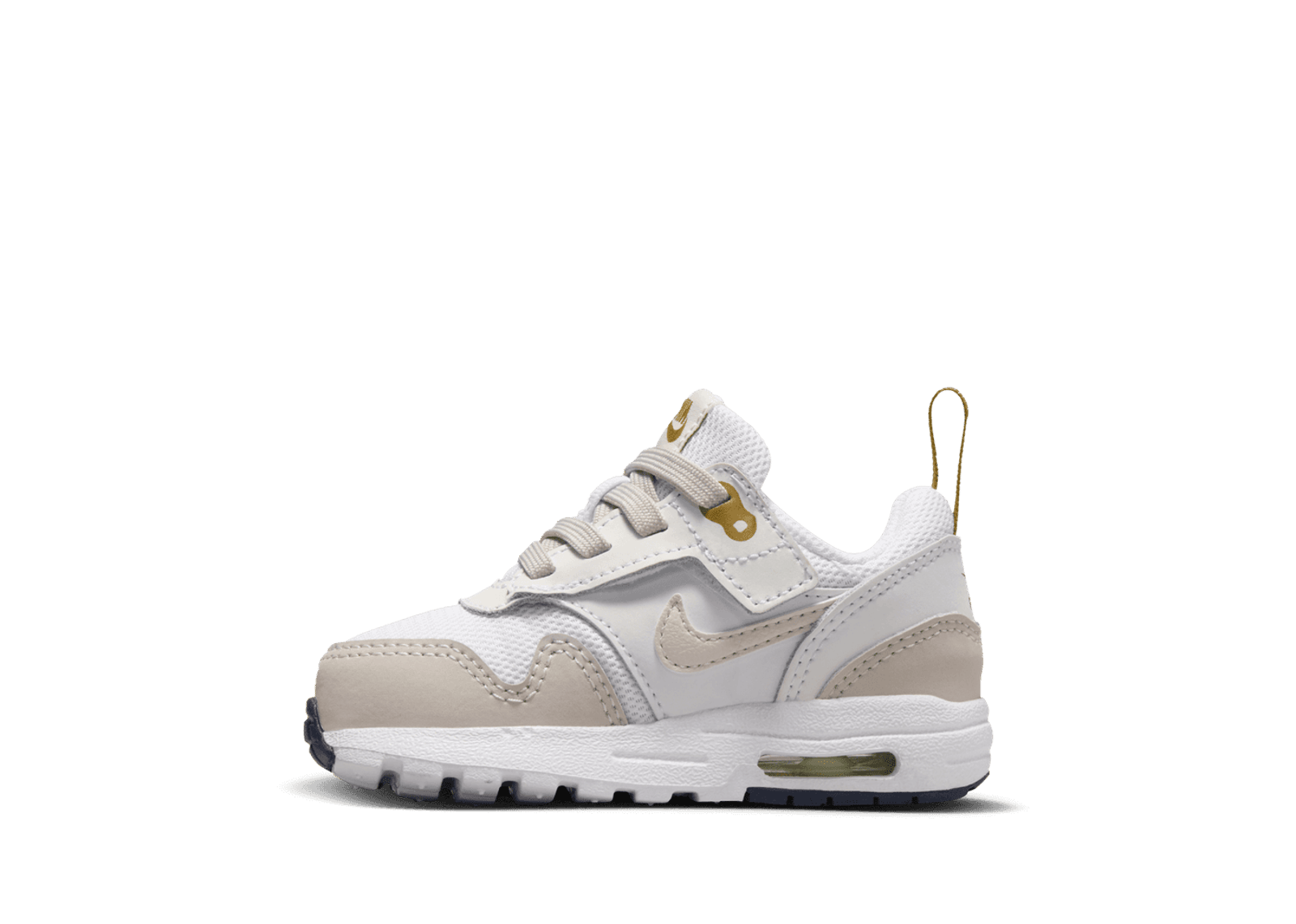 Nike Air Max 1 EasyOn TD 'White Light Orewood Brown'