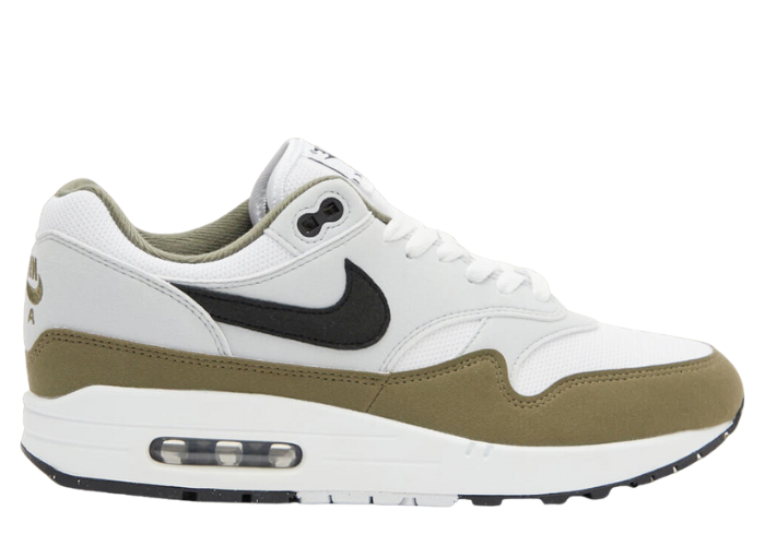 Nike Air Max 1 White Medium Olive