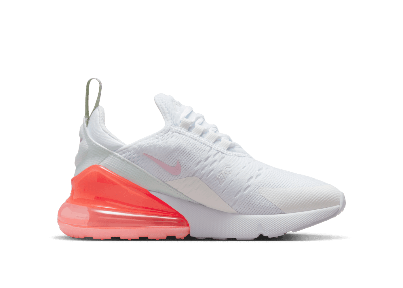 270 air max white and pink