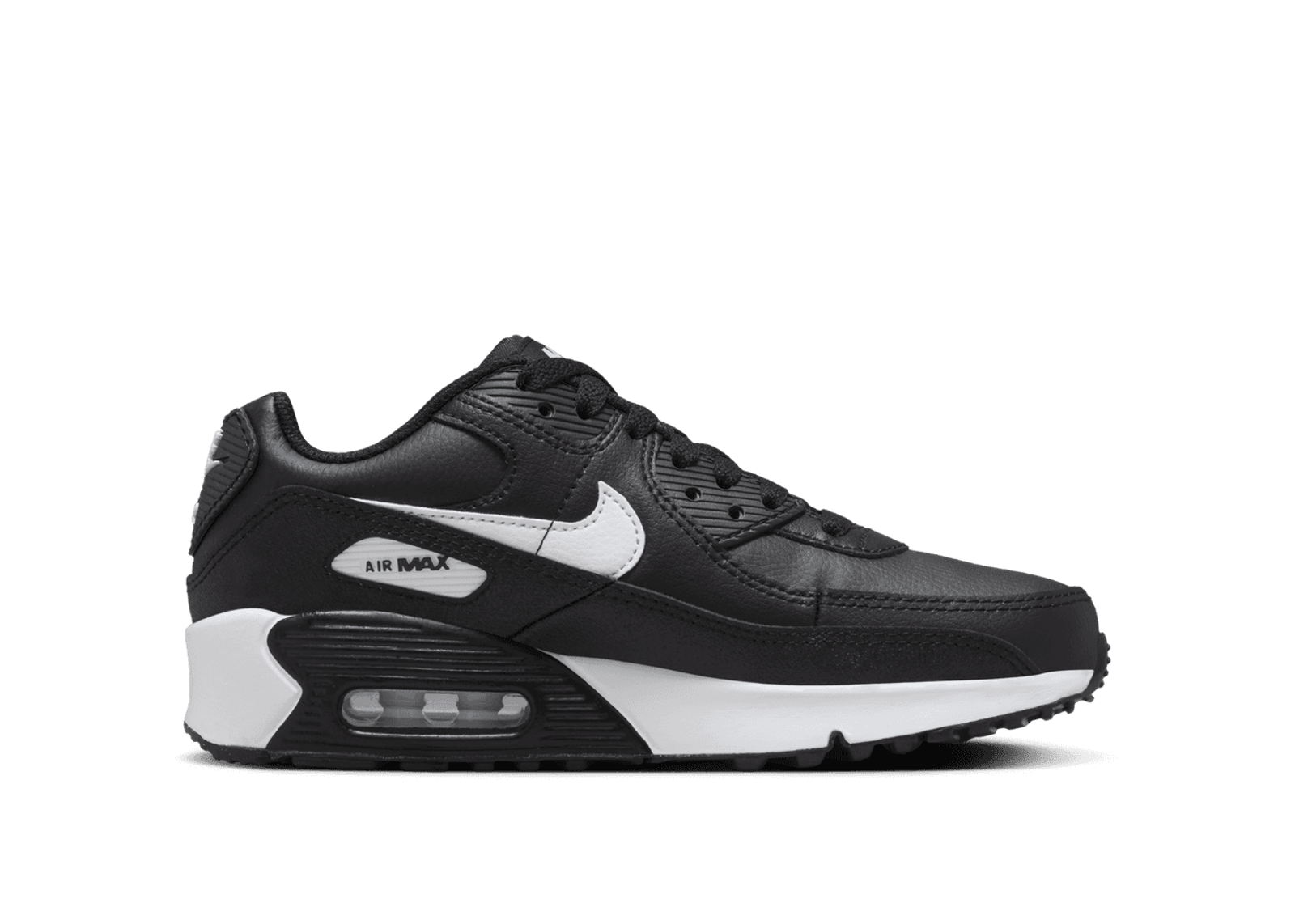 High Top Vans Authentic Black White Hf Nike Air Max 90 'Black