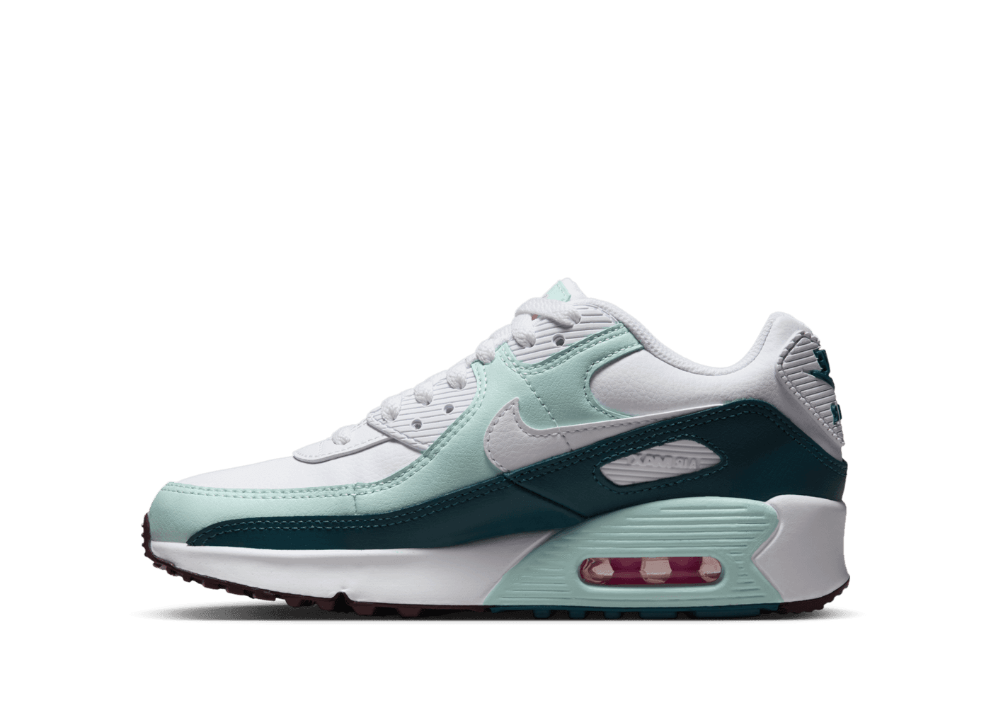 Nike Air Max 90 Leather GS 'White Jade Ice'