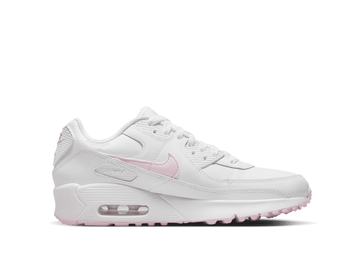Nike Air Max 90 Leather 'White Pink Foam' (GS) - CD6864-121