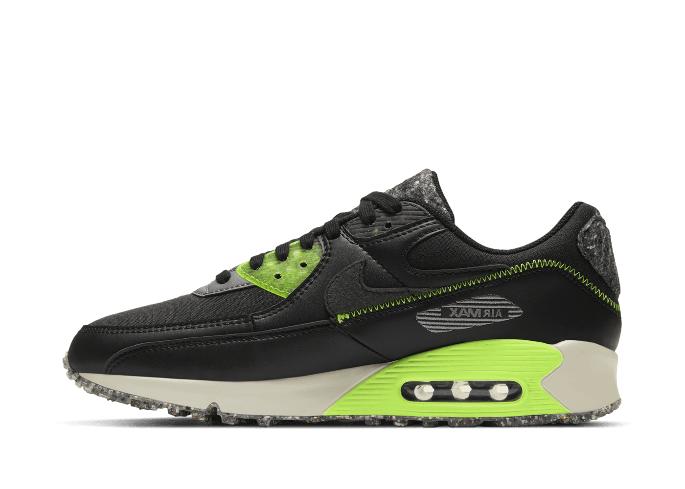 Nike Air Max 90 M2Z2 'Recycled Wool Pack - Black Electric Green'