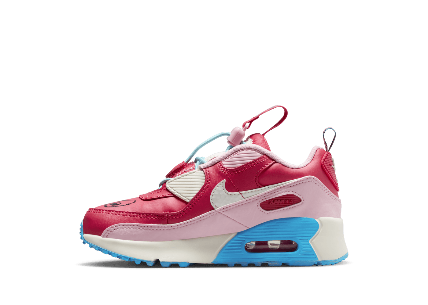 Nike Air Max 90 Toggle SE PS 'Light Fusion Red Blue Lightning'