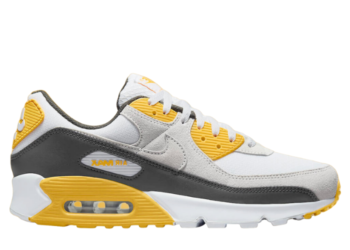 nike air max 90 yellow and white