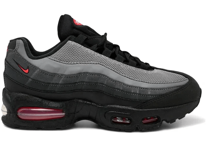 Nike Air Max 95 OG Black Bright Crimson (GS)