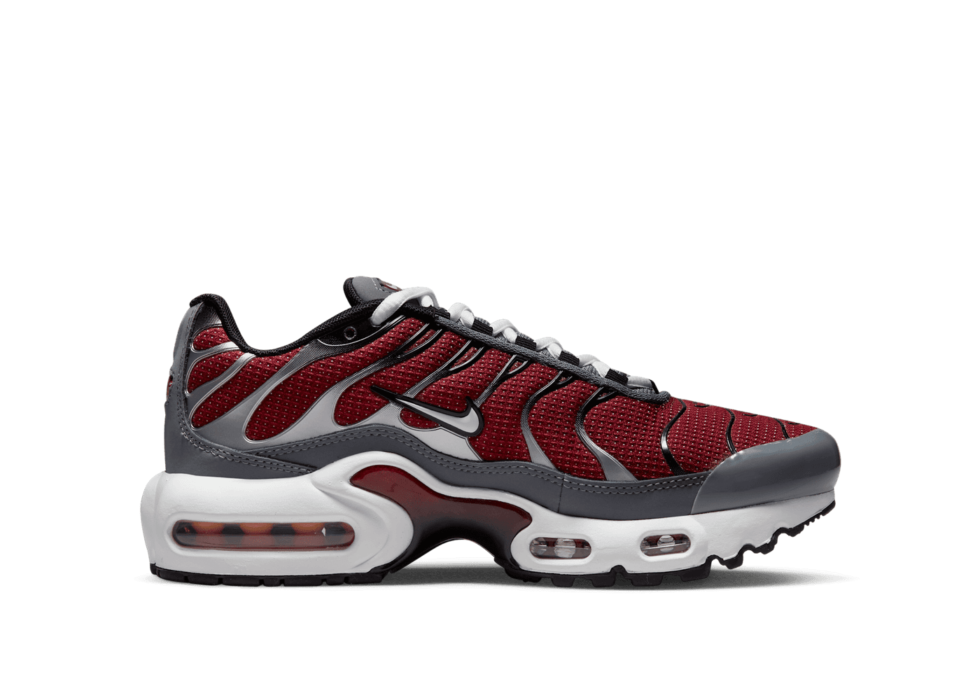 Nike Air Max Plus 'Team Red Cool Grey' (GS)