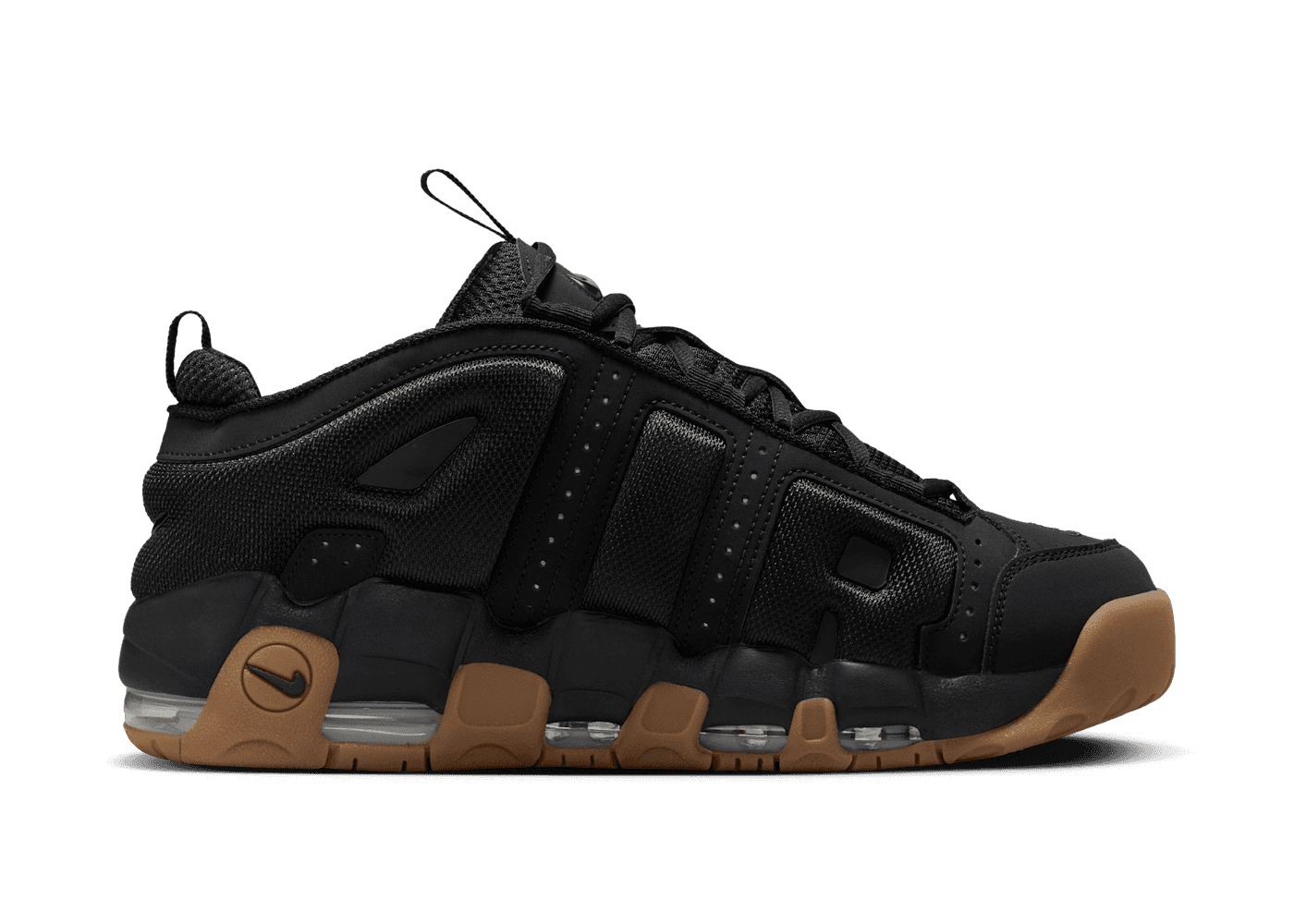 Nike Air More Uptempo Low 'Black Gum'