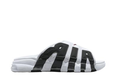 Nike Air More Uptempo Slide 'White Black Red'