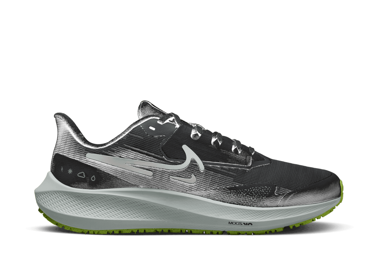 Nike Air Zoom Pegasus 39 Shield 'Black Dark Smoke Grey' (W)