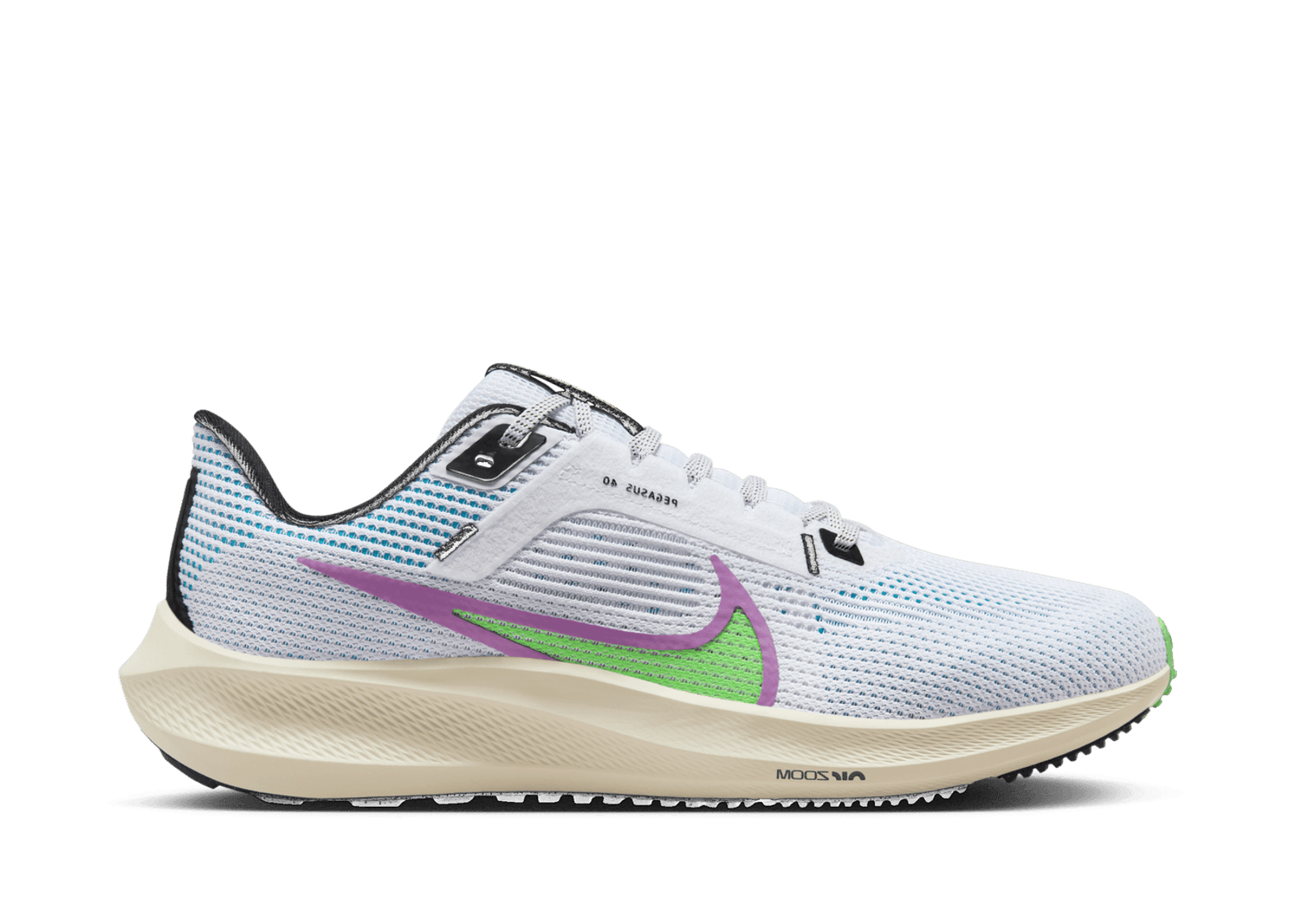 Nike Air Zoom Pegasus 40 SE 'White Multi-Color Mismatch'