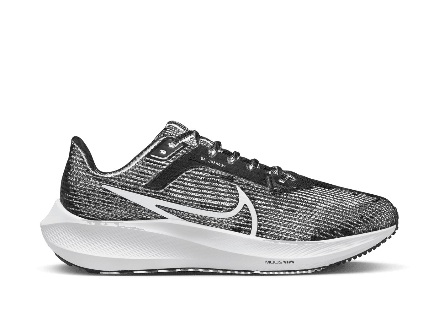 Nike Air Zoom Pegasus 40 Wide 'Black White' (W) - FN7991-001