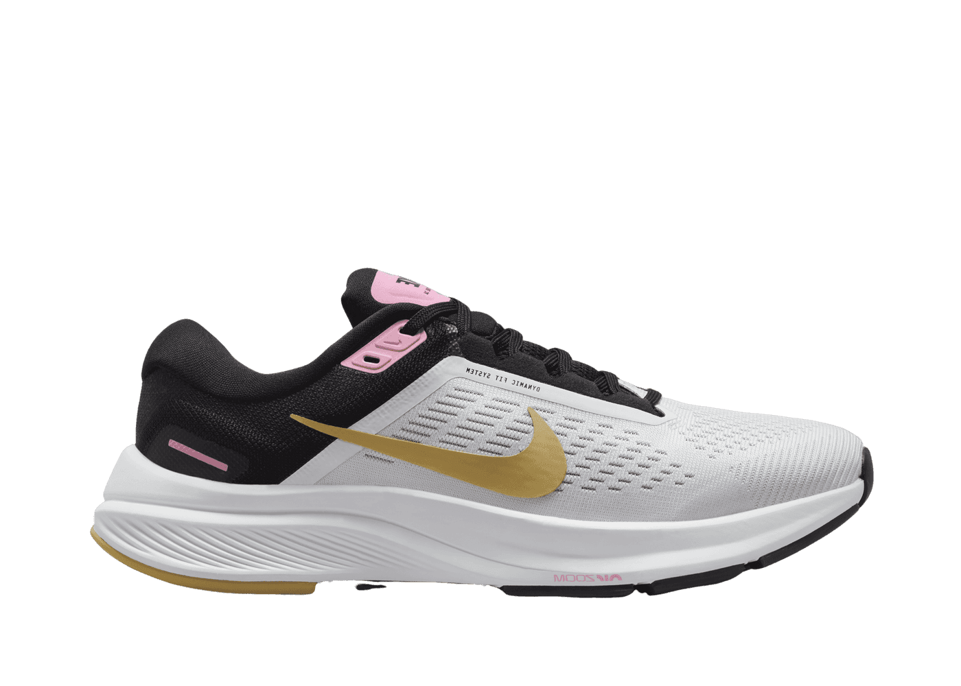 Nike Air Zoom Structure 24 'White Black Wheat Gold' (W)