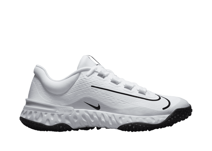 Nike Alpha Huarache Elite 4 TF 'White Pure Platinum' (W) - FD2746