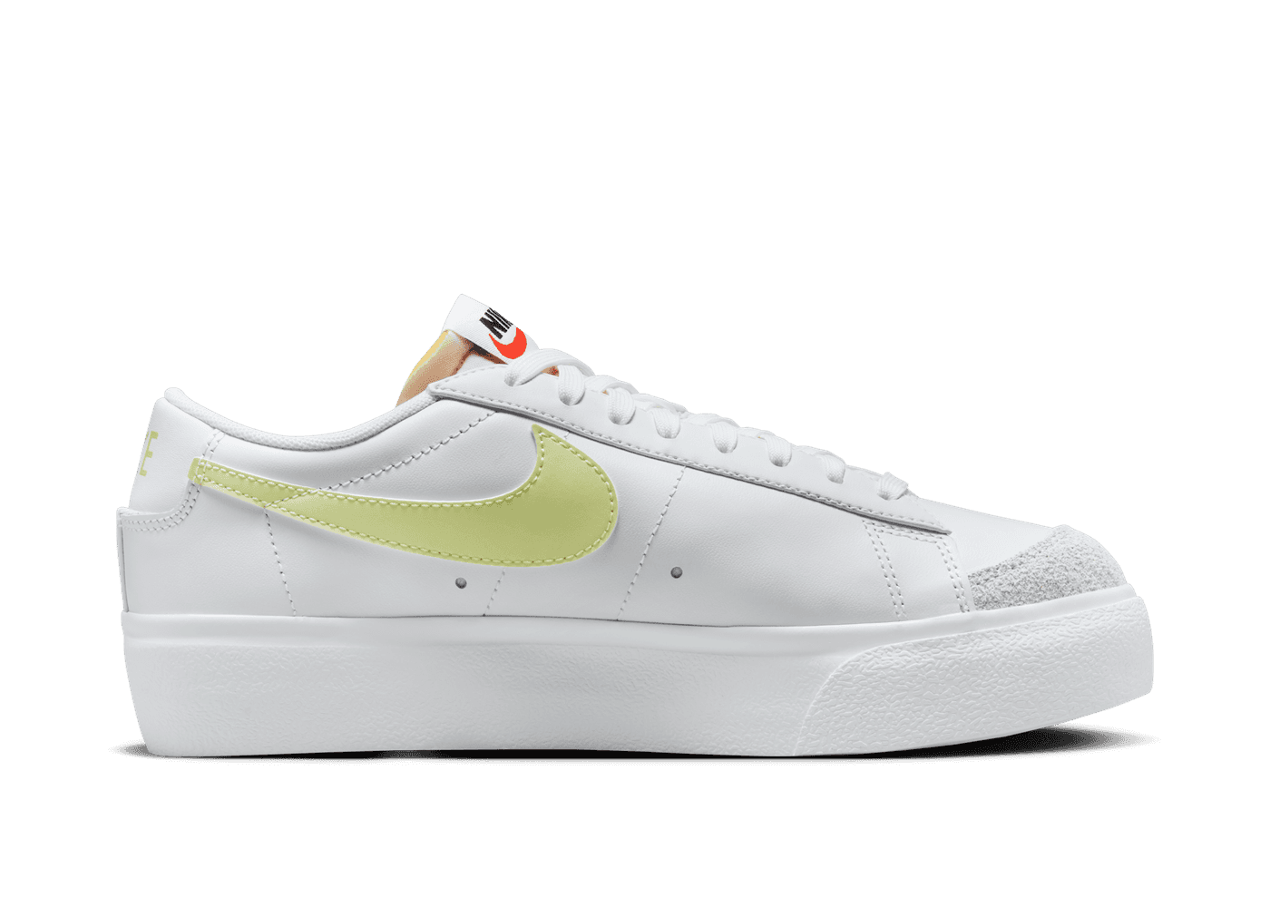 Nike Blazer Low Platform 'White Life Lime' (W)