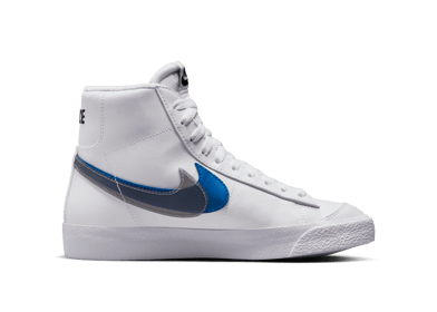 Nike Blazer Mid Next Nature 'Double Swoosh - White Hyper Royal' (GS)