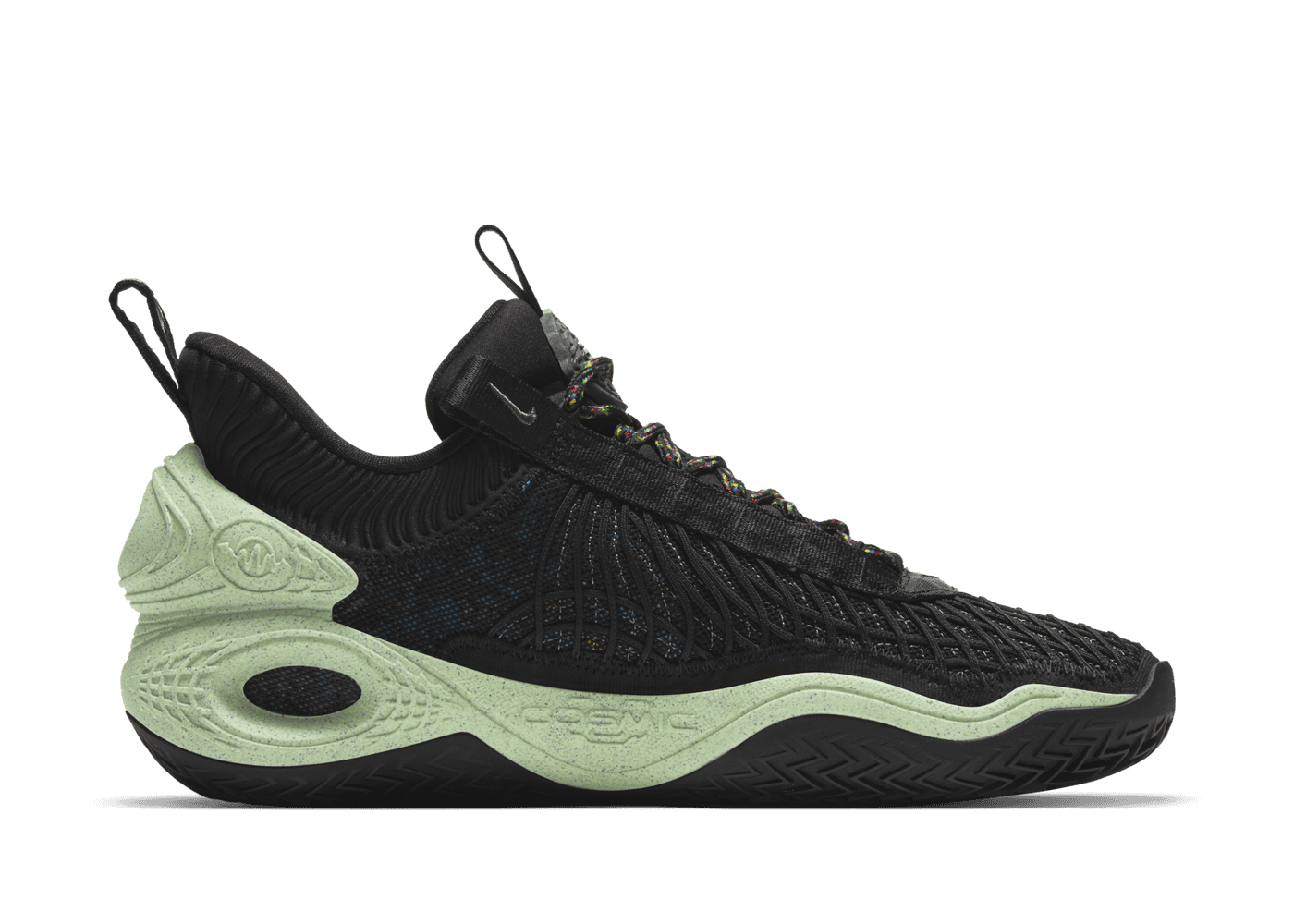 Size 8 Nike Cosmic Unity Black Green Glow Volt Mens Basketball Shoes DA6725-001 Nike Cosmic Unity Green Glow Mens Size 13 Black DA6725 001  main image 2