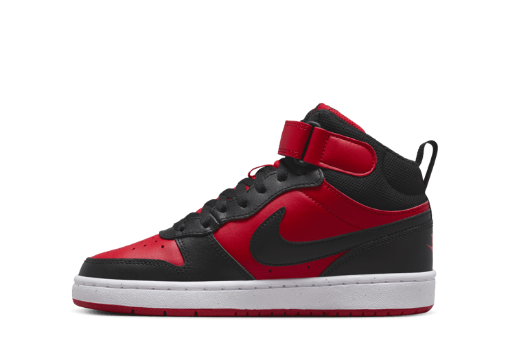 Nike Court Borough Mid 2 GS 'Black University Red'