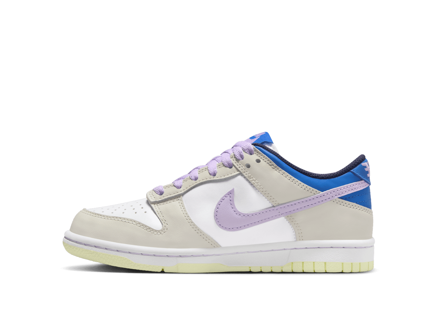 Nike Dunk Low GS 'Khaki Blue Pink'