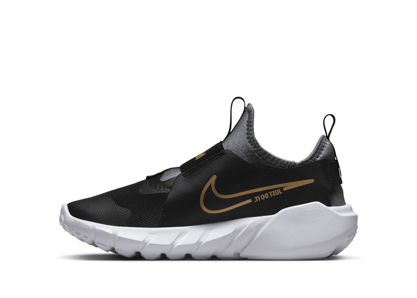 Nike Flex Runner 2 GS 'Black Metallic Gold'